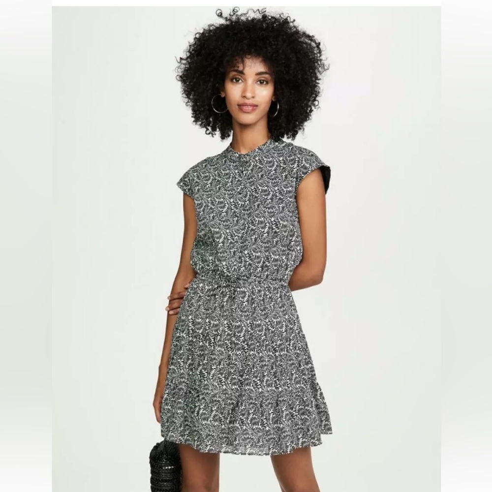 Rebecca Minkoff Ollie Botanical Print Mini Dress Size XS‎ NWOT